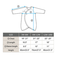 Load image into Gallery viewer, Edenswear Side-Snap Bear-Wrap Babysuit with Zinc-Infused Fabric for Skin with Eczema