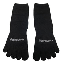 Load image into Gallery viewer, Edenswear Zinc-infused Tencel Eczema Moisturizing 5 Toe Socks for Adults