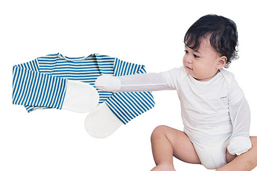 Edenswear Mitten Sleeves - Top for baby with Eczema