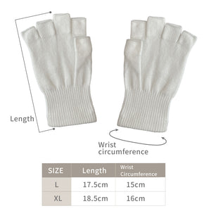 Zinc-Infused Fingerless Gloves for Adult&Children with Eczema
