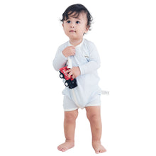 Load image into Gallery viewer, Side-Snap Bear-Wrap Babysuit