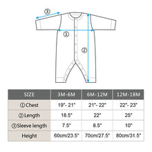 Load image into Gallery viewer, Edenswear Zinc-Infused Tencel Baby Coverall jumpsuit For Baby with Eczema