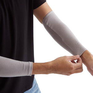 Zinc Fiber Tencel Eczema Elbow Sleeves For Adults
