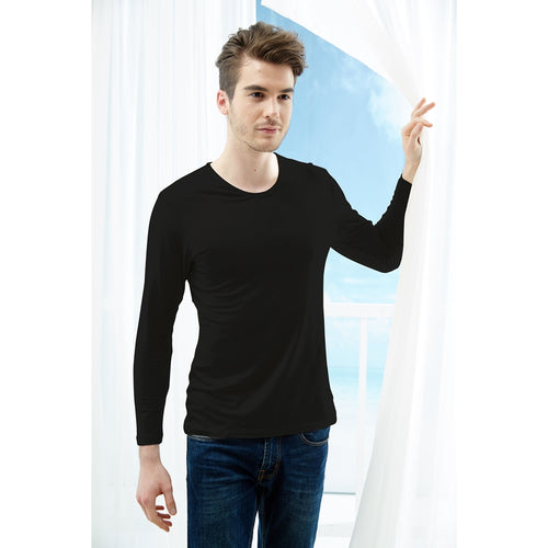 Edenswear Zinc Tencel Fiber Long Sleeve Shirt for Men